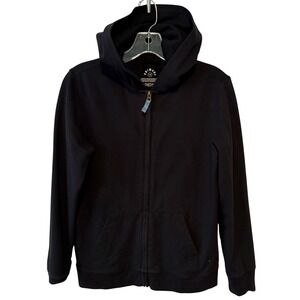 Primary Kid's Black Zip Hoodie in Size 14